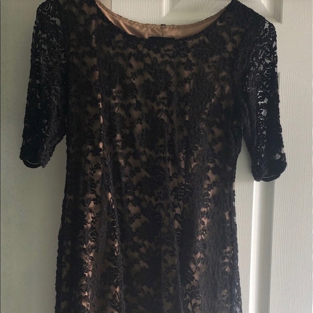 Black Lace sheath dress